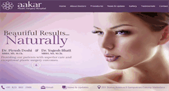 Desktop Screenshot of aakarplasticsurgery.com